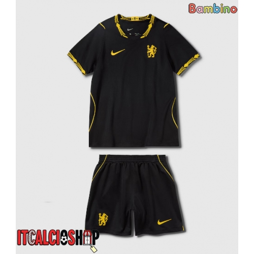 Chelsea Moises Caicedo #25 Seconda Maglia Bambino 2026-27 Manica Corta (+ Pantaloni corti)